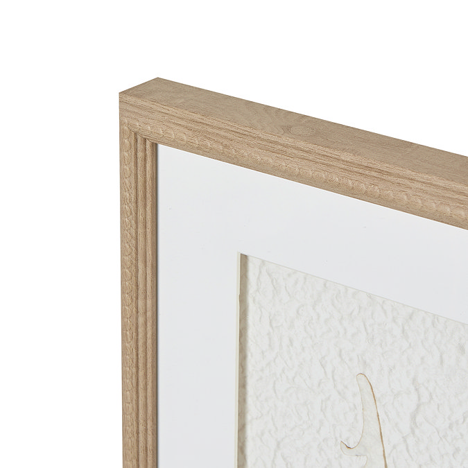 Alta Feathers Art mounted in beaded frame