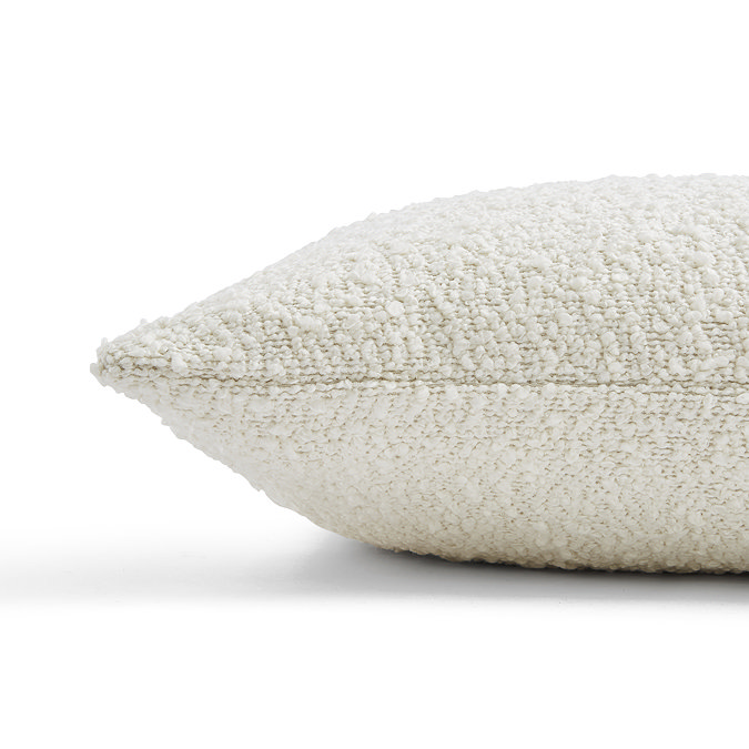 Amber Boucle Double Sided Cushion - Cream carousel image