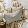 Amber Boucle Double Sided Cushion - Grey carousel image