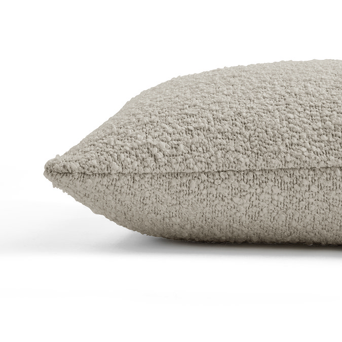 Amber Boucle Double Sided Cushion - Grey carousel image