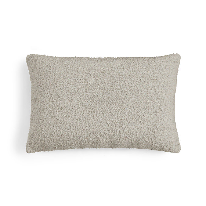 Amber Boucle Double Sided Cushion - Grey carousel image
