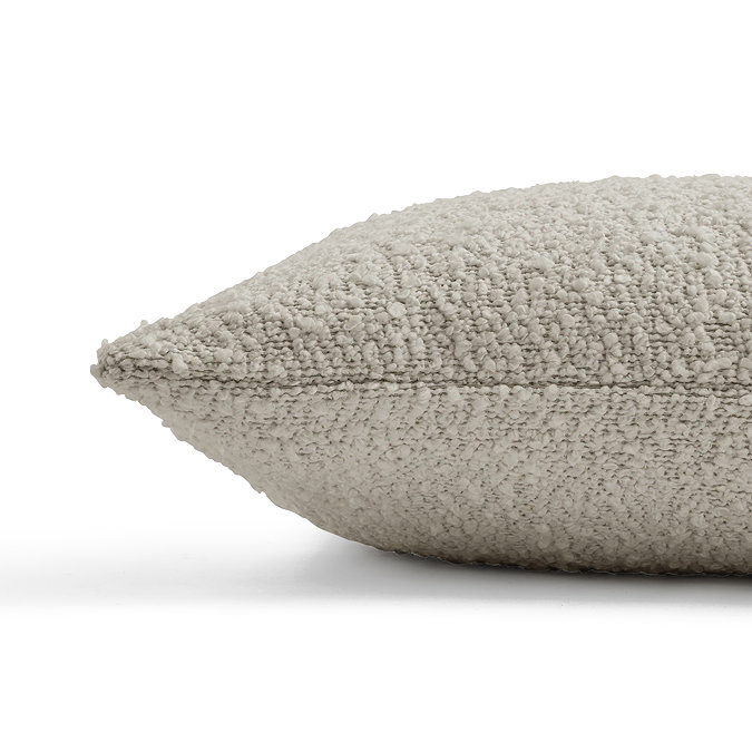 Amber Boucle Double Sided Cushion - Grey carousel image