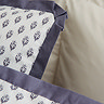 Amelie duvet cover set in blue on bed image 5