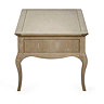 side on cut out image of limed oak french style coffee table