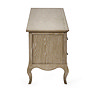 side on cut out image of french style tv unit in limed oak