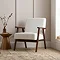 Anaise Boucle Accent Chair - Walnut main image