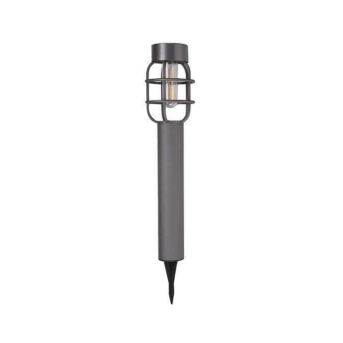 cut out image of grey lantern-style stake light