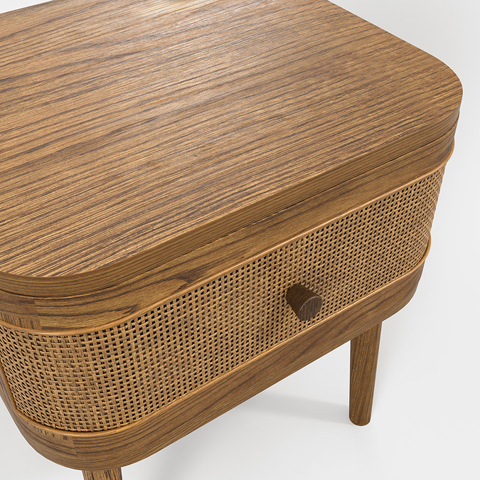 Annabelle 1 drawer bedside table