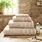 Antalya pumice towel stack in bathroom image 1