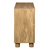 side on cut out image of mango wood six drawer chest