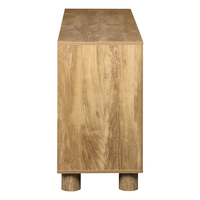side on cut out image of mango effect sideboard