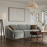 Archer 3 Seater Sofa - Smoked Grey main image
