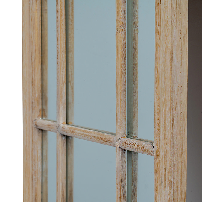 Arezzo Tall Arched Window Mirror stock image close up
