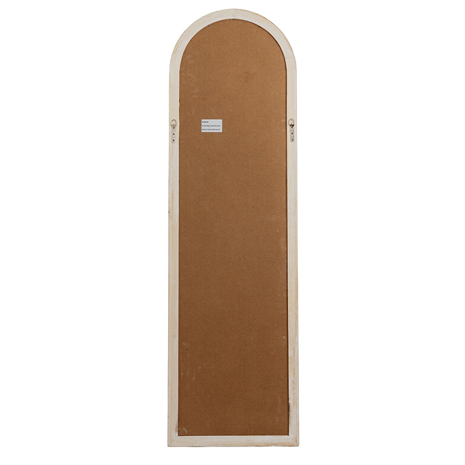 Arezzo Tall Arched Window Mirror stock image reverse