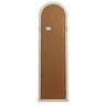 Arezzo Tall Arched Window Mirror stock image reverse