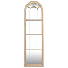 Arezzo Tall Arched Window Mirror stock image