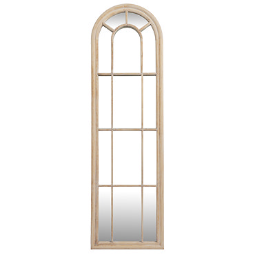 Arezzo Tall Arched Window Mirror stock image close up