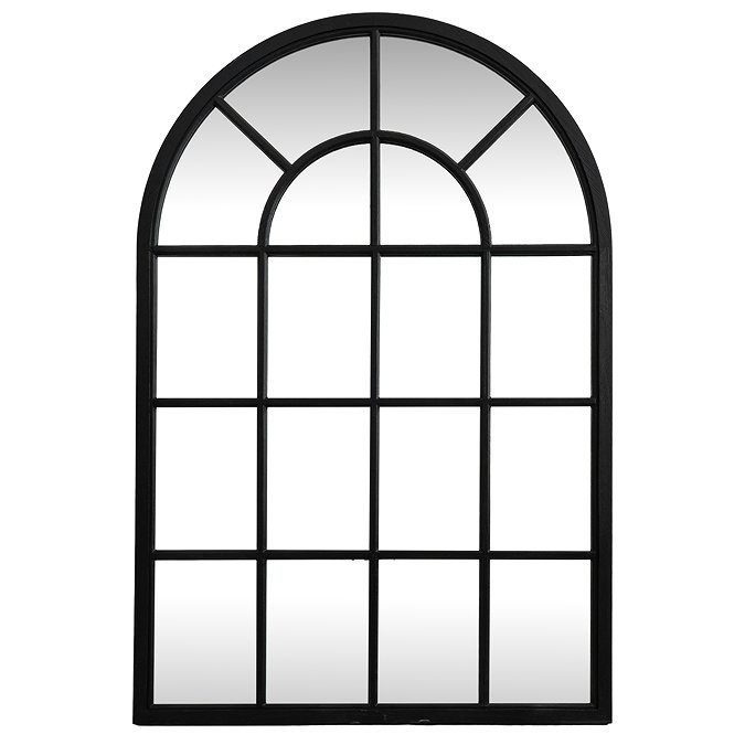 Arezzo Arched Window Mirror Stock Image