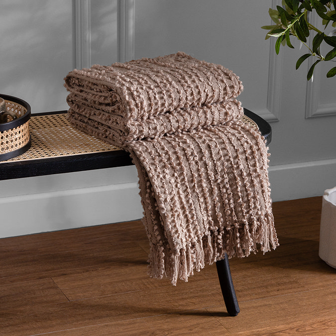 arvo plaster throw on bench image 1