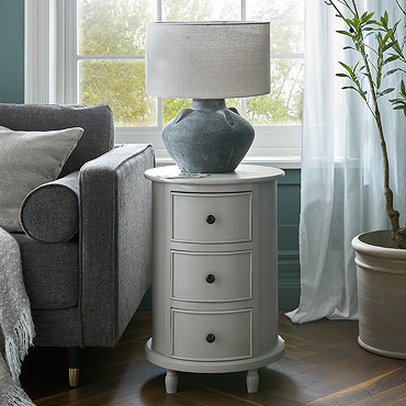 Ashby Round Side Table stock image