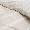 Ashford Duvet Cover Set in natural on bed close up image 5