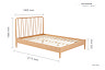 dimensions for super king bed with spindled headboard