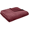 ATTICA VELVET BURGUNDY BEDSPREAD IMAGE