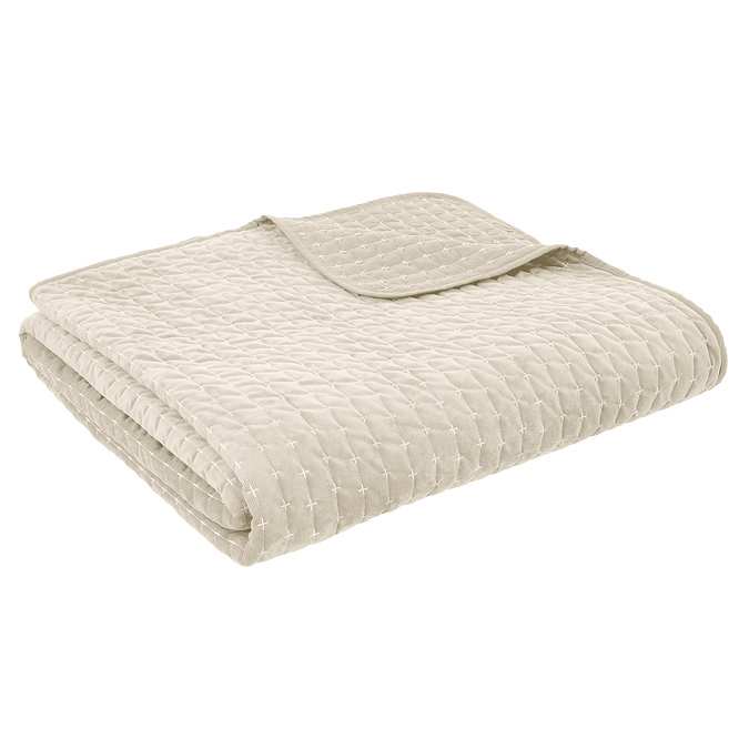 attica bedspread in natural
