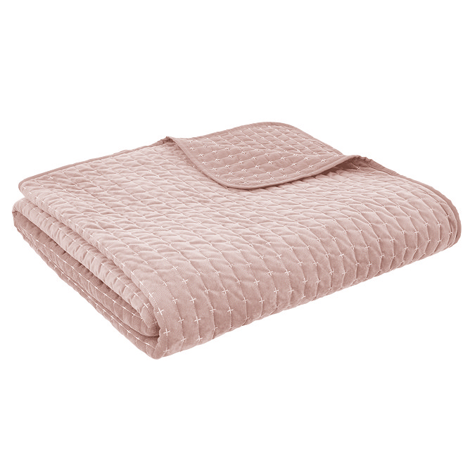 attica bedspread in pink