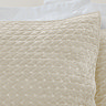 Attica velvet pillowsham pair in natural