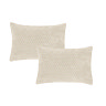 Attica velvet pillowsham pair in natural