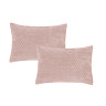 Attica velvet pillowsham pair in pink