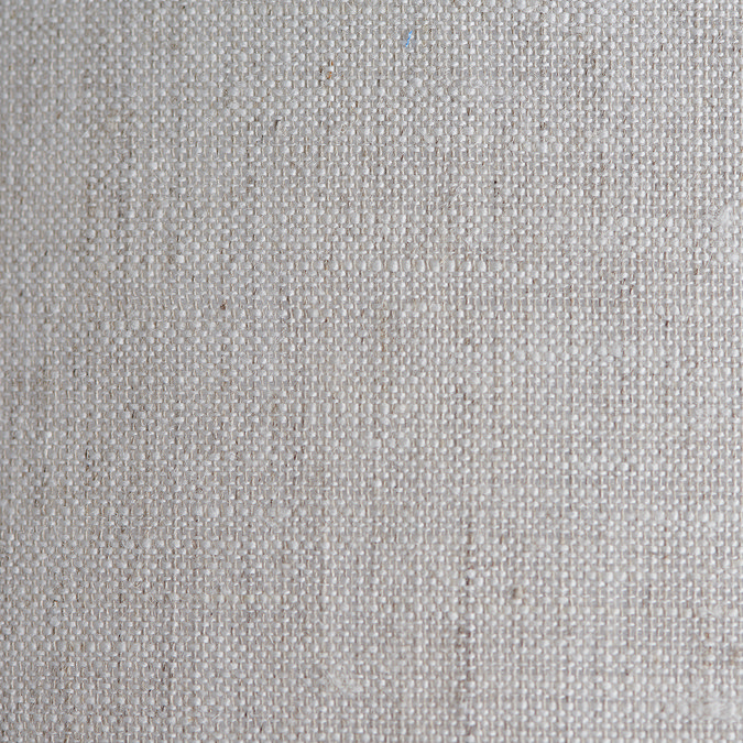 close up on natural colour and texture of linen lamp shade