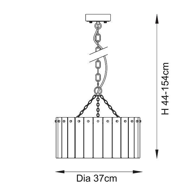 Aurelia 3 light pendant image