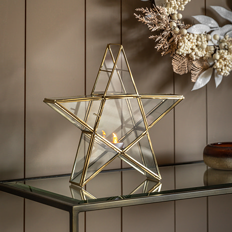 Aurora Star Tealight Candle Holder