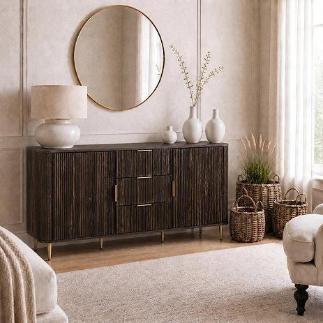 large sideboard walnut