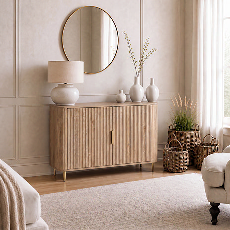 ava oak 2 door sideboard