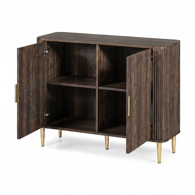 Ava Walnut 2 door sideboard image