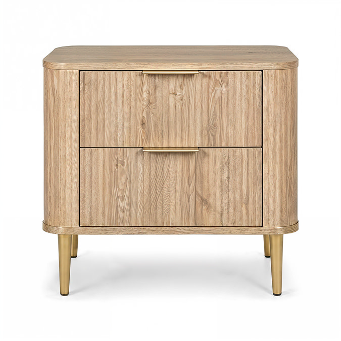 2 drawer bedside table