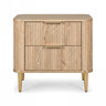 2 drawer bedside table