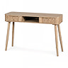 Ava Oak console table image