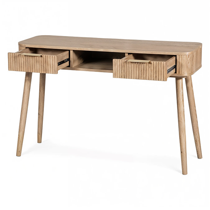 Ava Oak console table image
