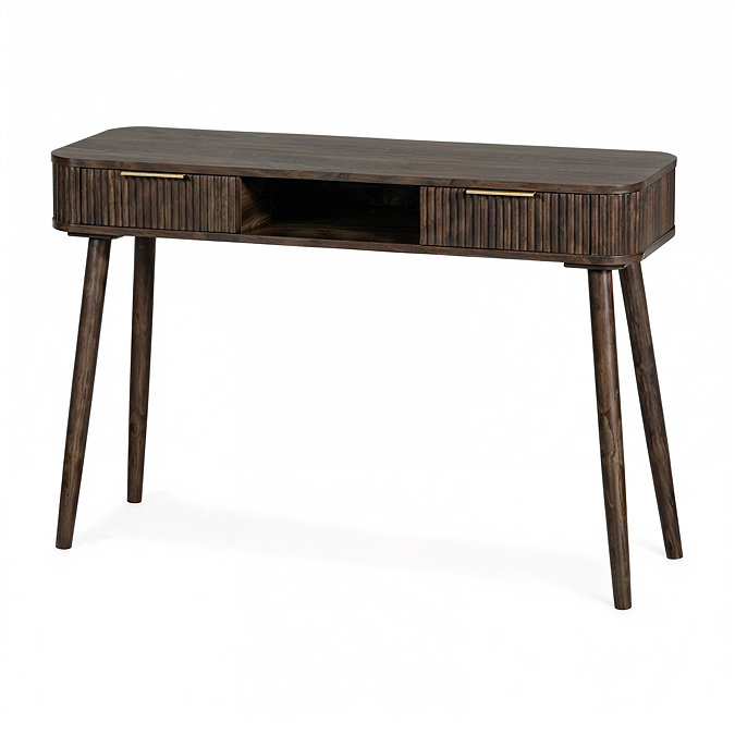 Ava Walnut console table image