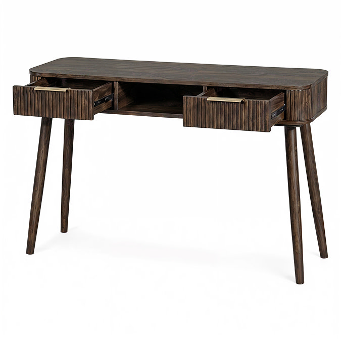 Ava Walnut console table image