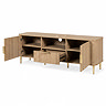 Ava oak TV unit image
