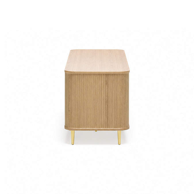 Ava oak TV unit image