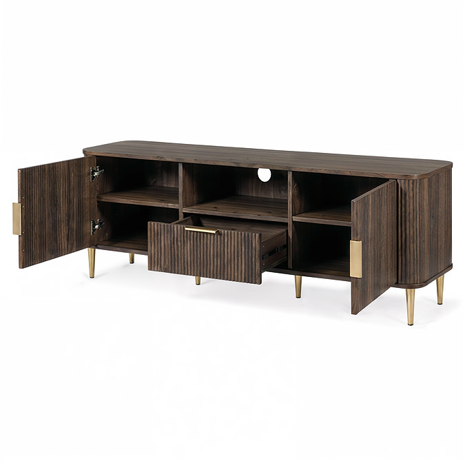 Ava Walnut TV Unit image