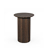 cut out image of walnut fluted side table