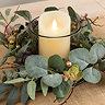 Avery Rustic Eucalyptus Candle Holder