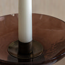 Azure tapered dinner candles